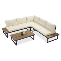 Canapea de colț EMERSON Light Beige - Focus Garden