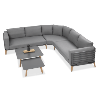 Colț de grădină RADISSON CAFFE Gri - Furrore