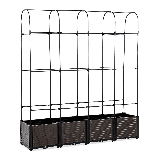 Cutie de cultivare + suport rotunjit GROW ROUND SET L 168x42x180cm - CULTIVO