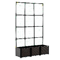 Cutie de cultivare + suport plat GROW FLAT SET L 126x42x180cm - CULTIVO