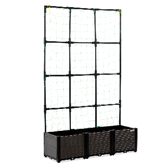 Cutie de cultivare + suport plat GROW FLAT SET L 126x42x180cm - CULTIVO