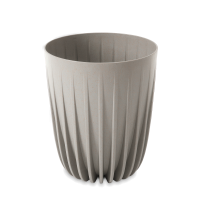 MIRA Eco lemn 25cm ghiveci decorativ gri - LAMELA