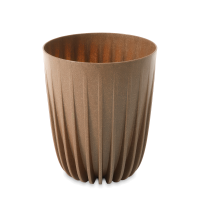 MIRA Eco lemn 25cm ghiveci decorativ natural - LAMELA