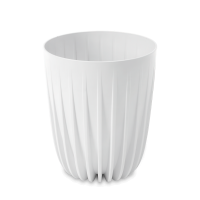 MIRA Eco reciclat 19cm ghiveci decorativ alb - LAMELA