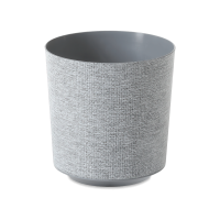 Ghiveci decorativ GAMA 19cm textil gri - LAMELA