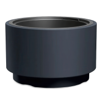 Heos 47x47x30cm ghiveci decorativ antracit - PROSPERPLAST