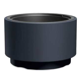 Heos 47x47x30cm ghiveci decorativ antracit - PROSPERPLAST