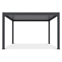 Pergola tarasowa DELUXE PRO Automatic 4x4 + LED, Anthracite - Gutroof