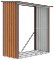 Stand de lemn, magazie de lemn DENVER 182x89cm Stejar Brown - Hardmaister