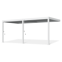 Przyścienna pergola ELEGANCE WALL 3x6 White - Gutroof