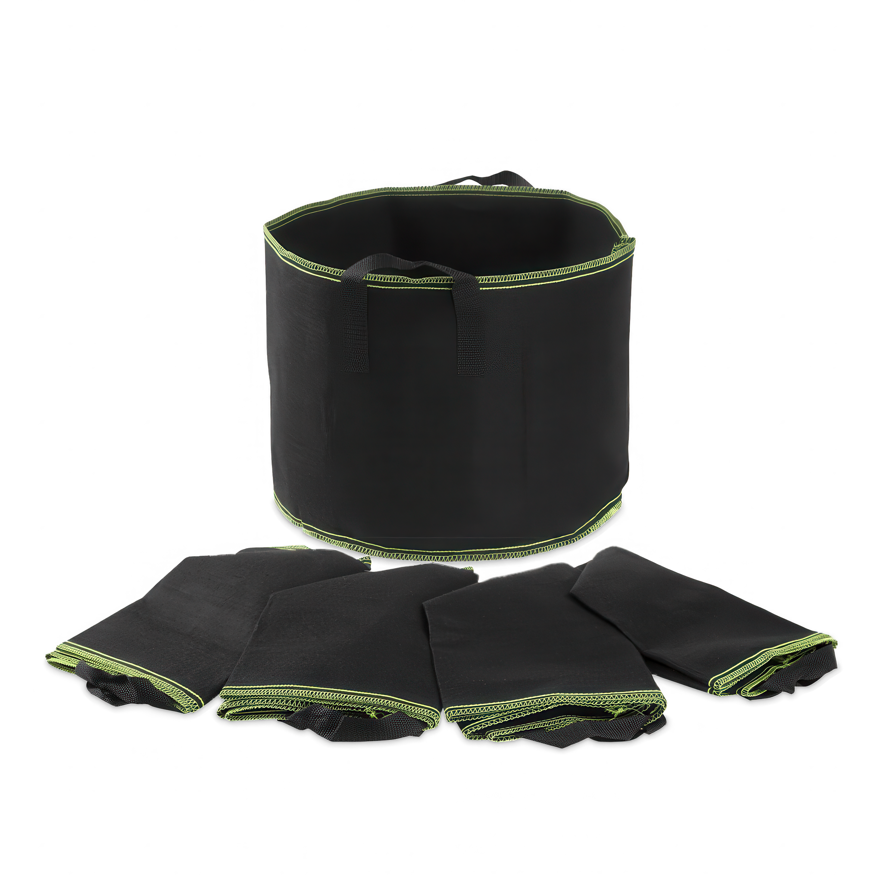 Vase din material textil 5pcs x 37L Negru - CULTIVO