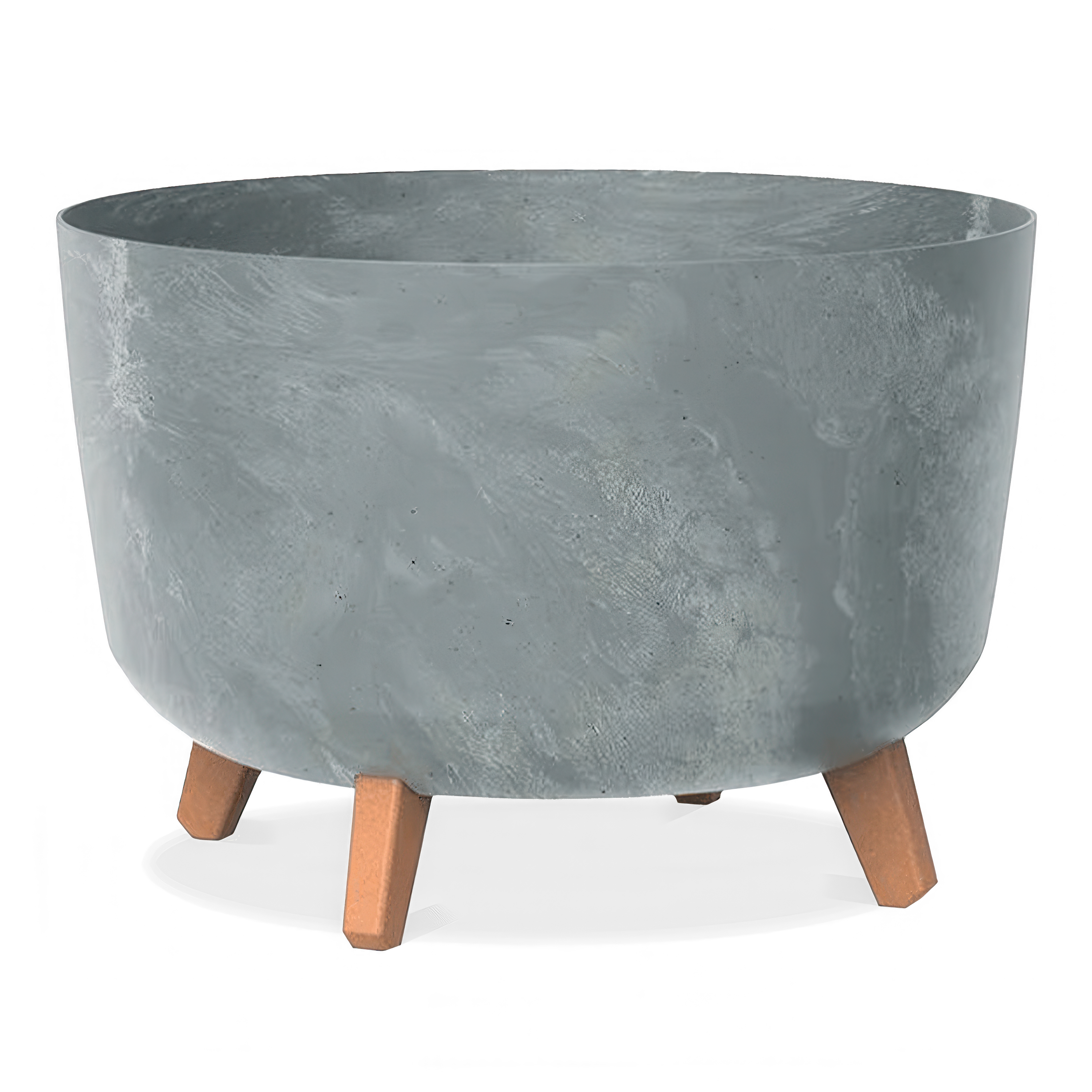 Gracia Oală cu efect de beton pe picioare 39x39x27cm beton - PROSPERPLAST