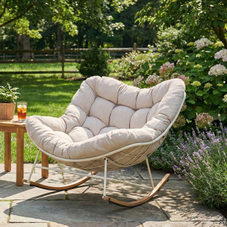 Fotel bujany RONDA Dark Grey - zdjęcie bez tła