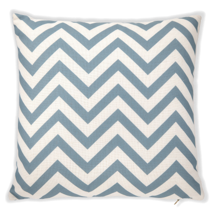 Szara poduszka na meble zigzag