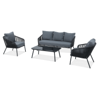 ANDERS CAFFE Mobilier de lounge gri închis - Focus Garden