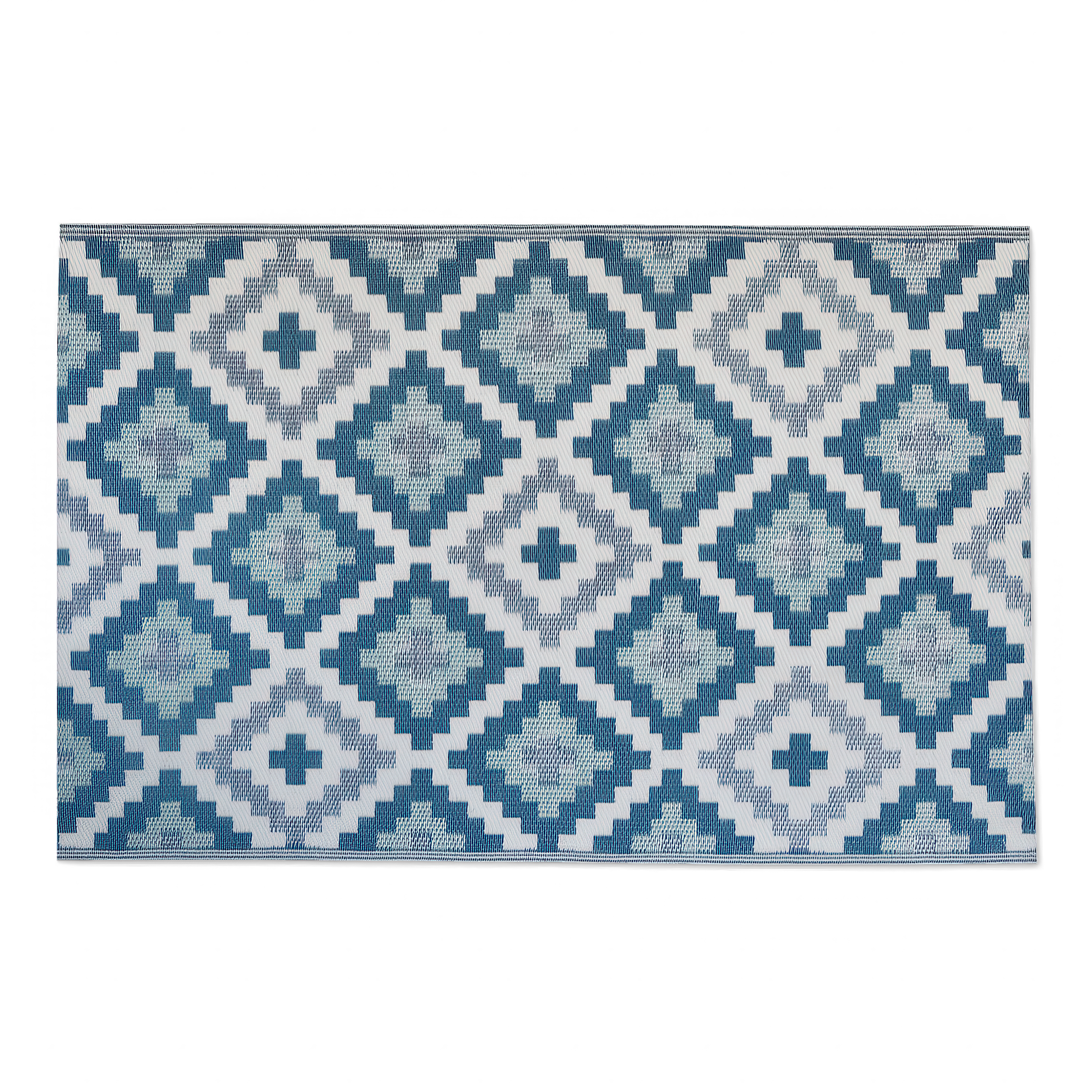 Wires Covor de terasă albastru 120x180cm - MOODME