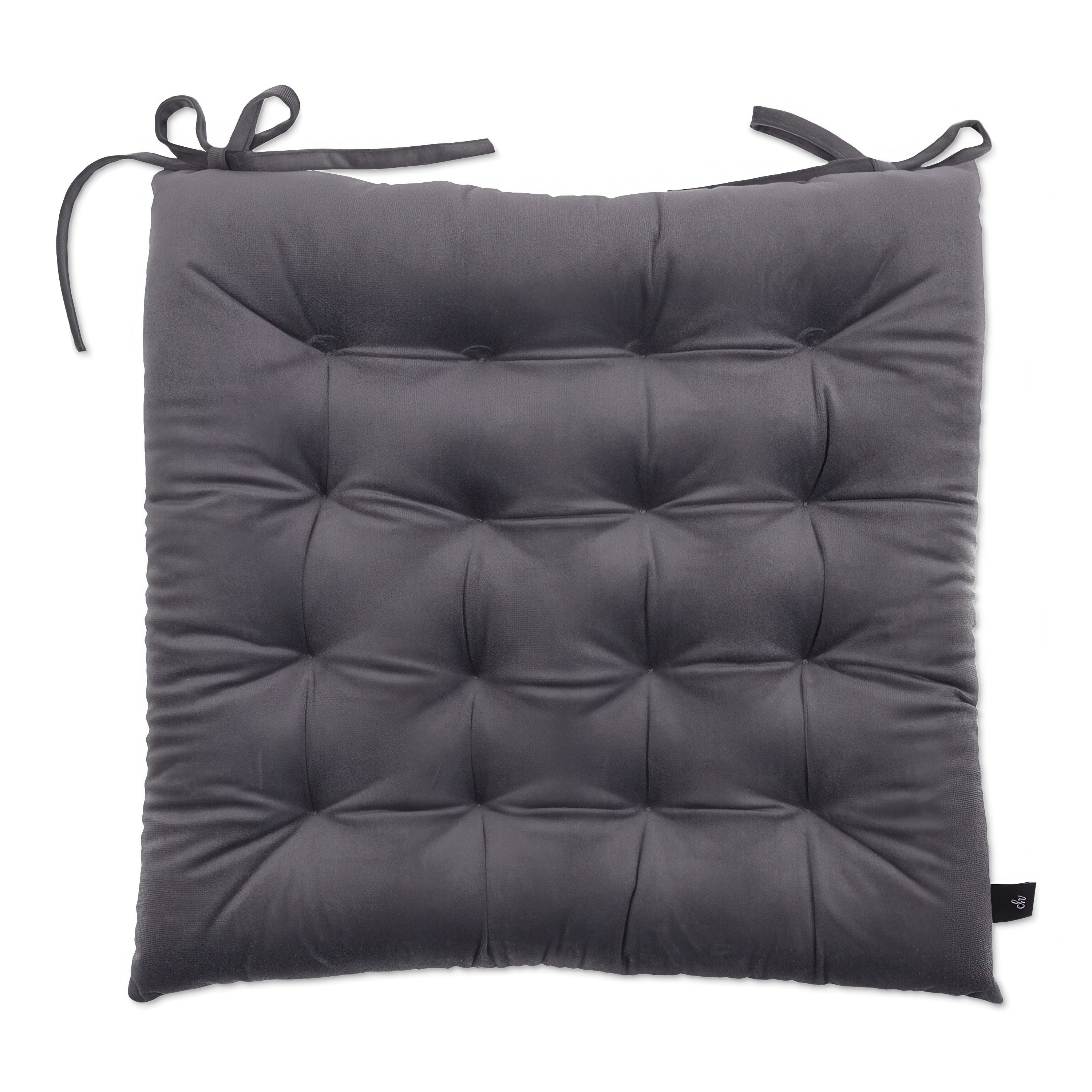 Srebrna poduszka na krzesło ogrodowe od moodme