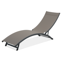 Șezlong de grădină STAR Taupe - Focus Garden