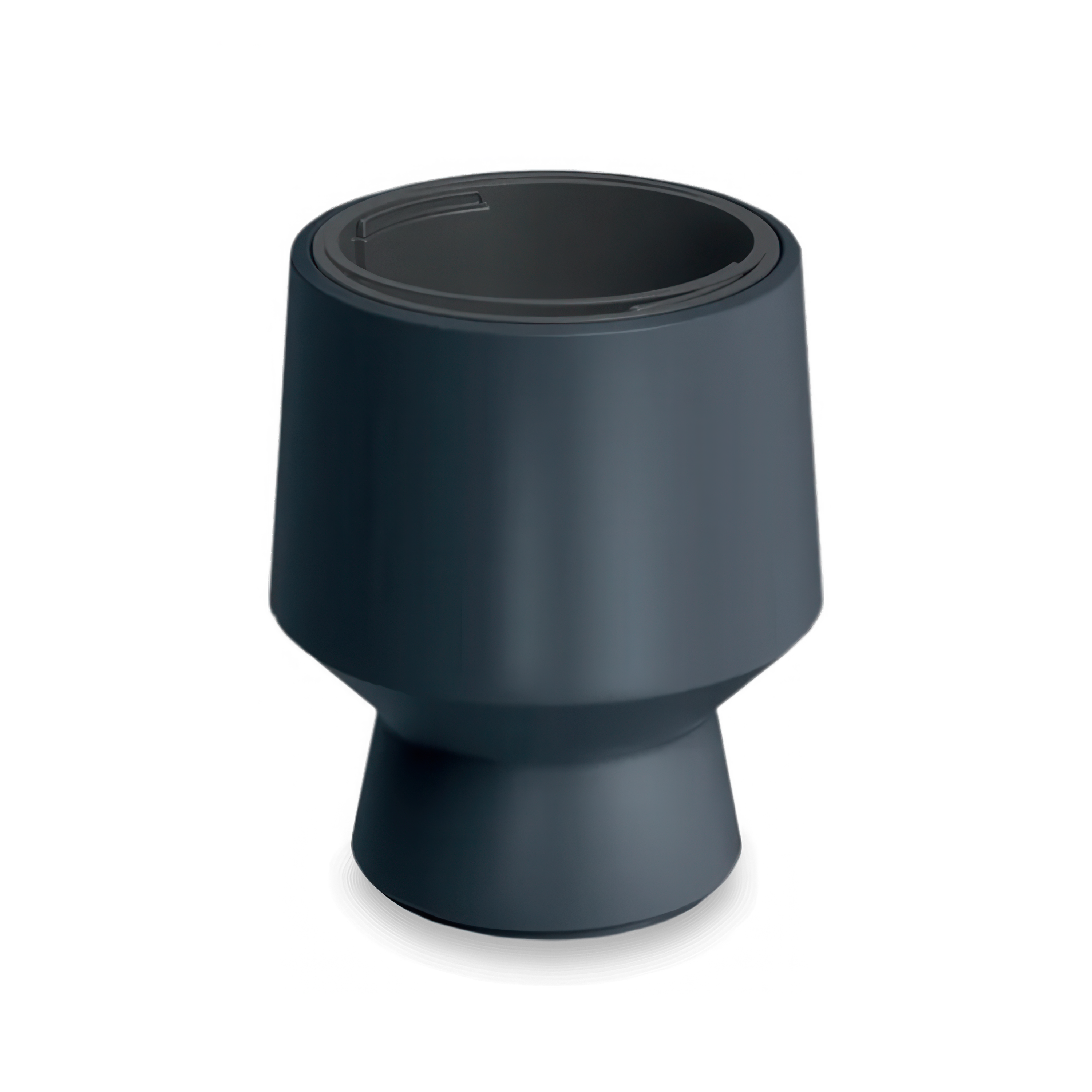 Ogrodowa doniczka dekoracyjna HEOS 27x32cm antracytowa - PROSPERPLAST