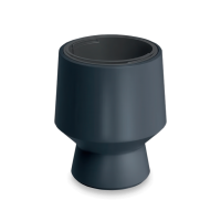 Ghiveci decorativ de grădină HEOS 27x32cm antracit - PROSPERPLAST