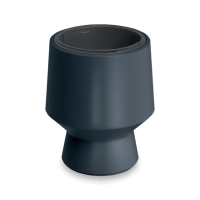 HEOS ghiveci decorativ de grădină 34x43cm antracit - PROSPERPLAST