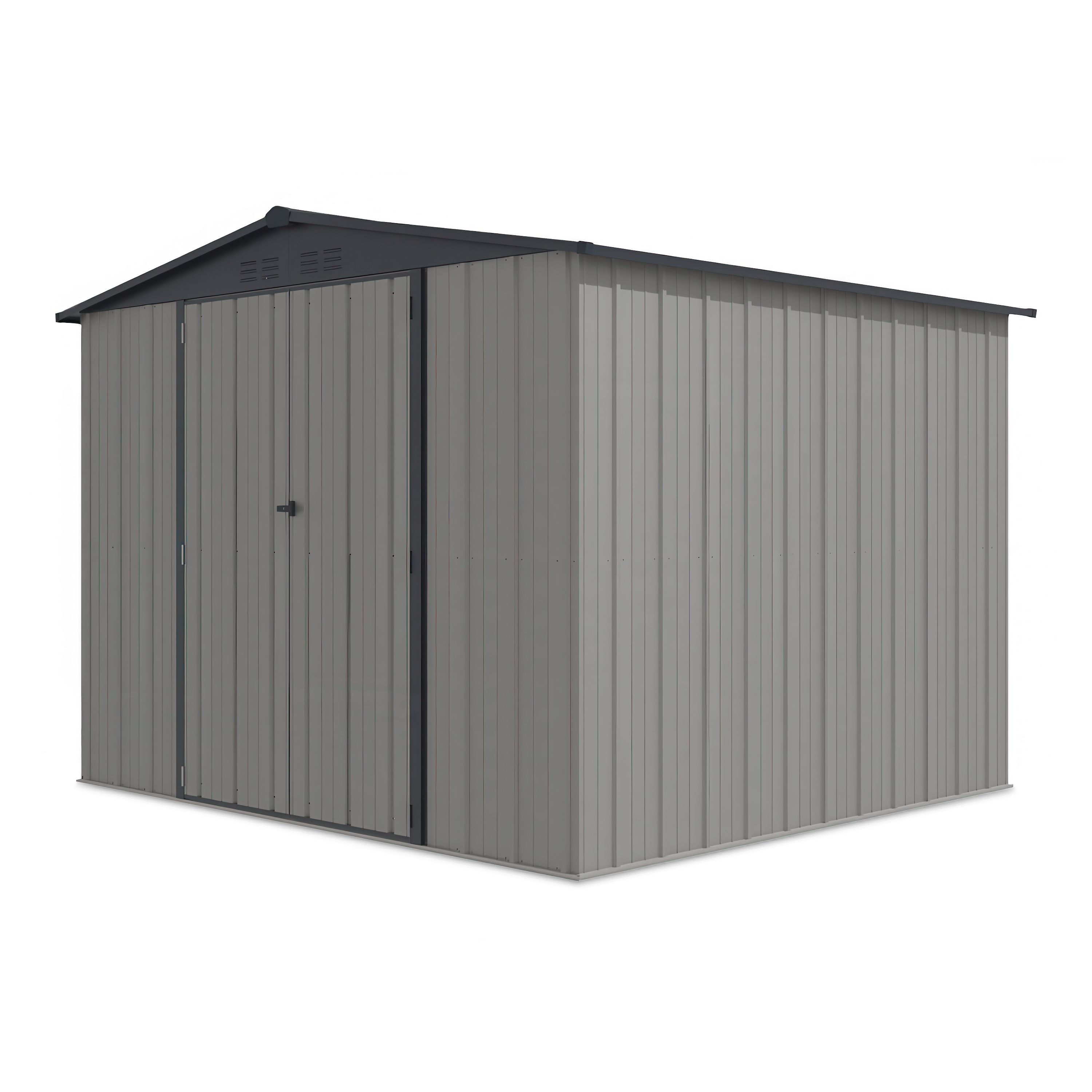 Casă de grădină RICHMOND 294x269 Gri + iluminat - HARDMAISTER