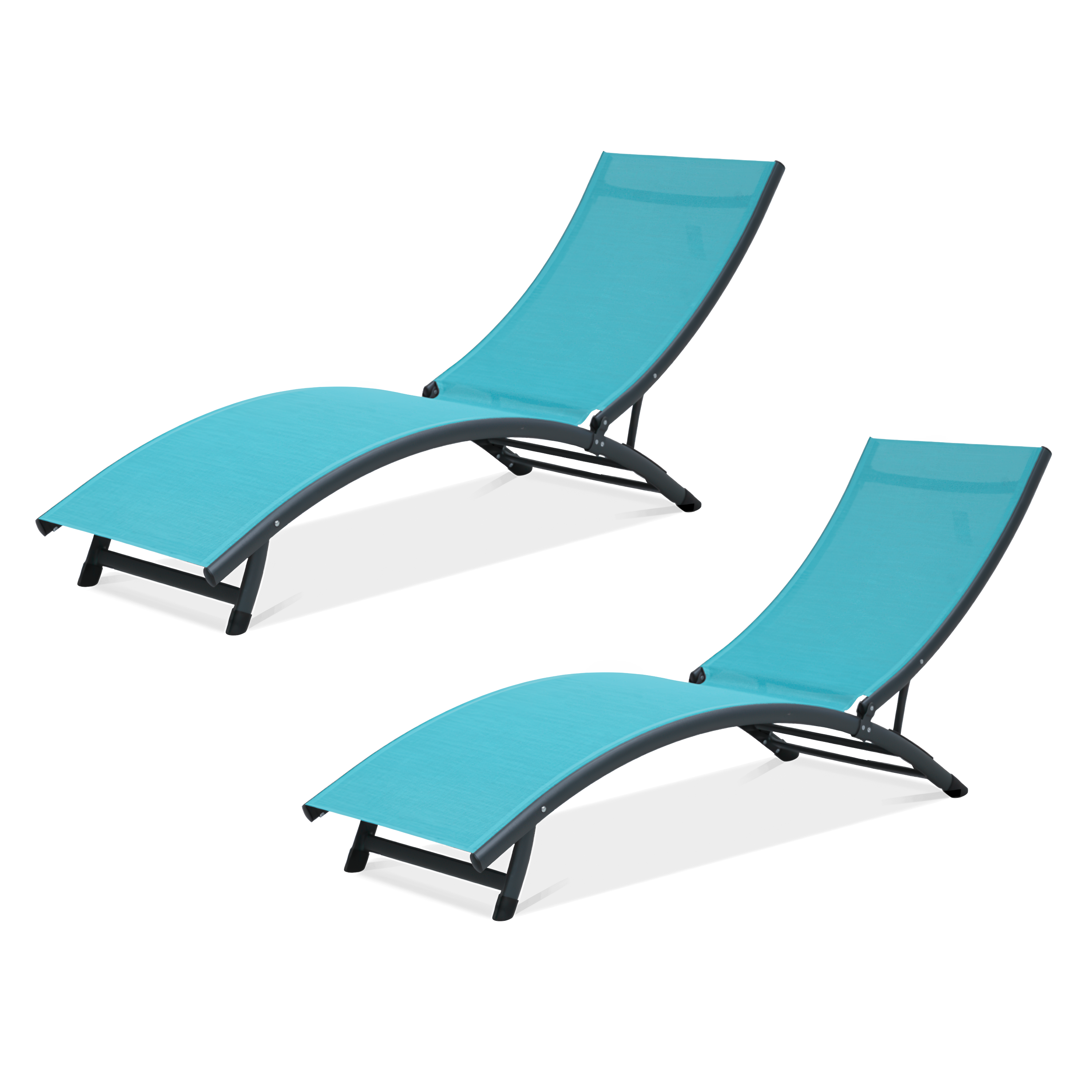 Zestaw leżaków ogrodowych STAR Blue 2 szt - Focus Garden