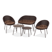 AMBER CAFFE Set de grădină maro - Focus Garden