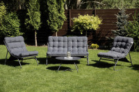 VISTA CAFFE Set de grădină gri închis - Focus Garden