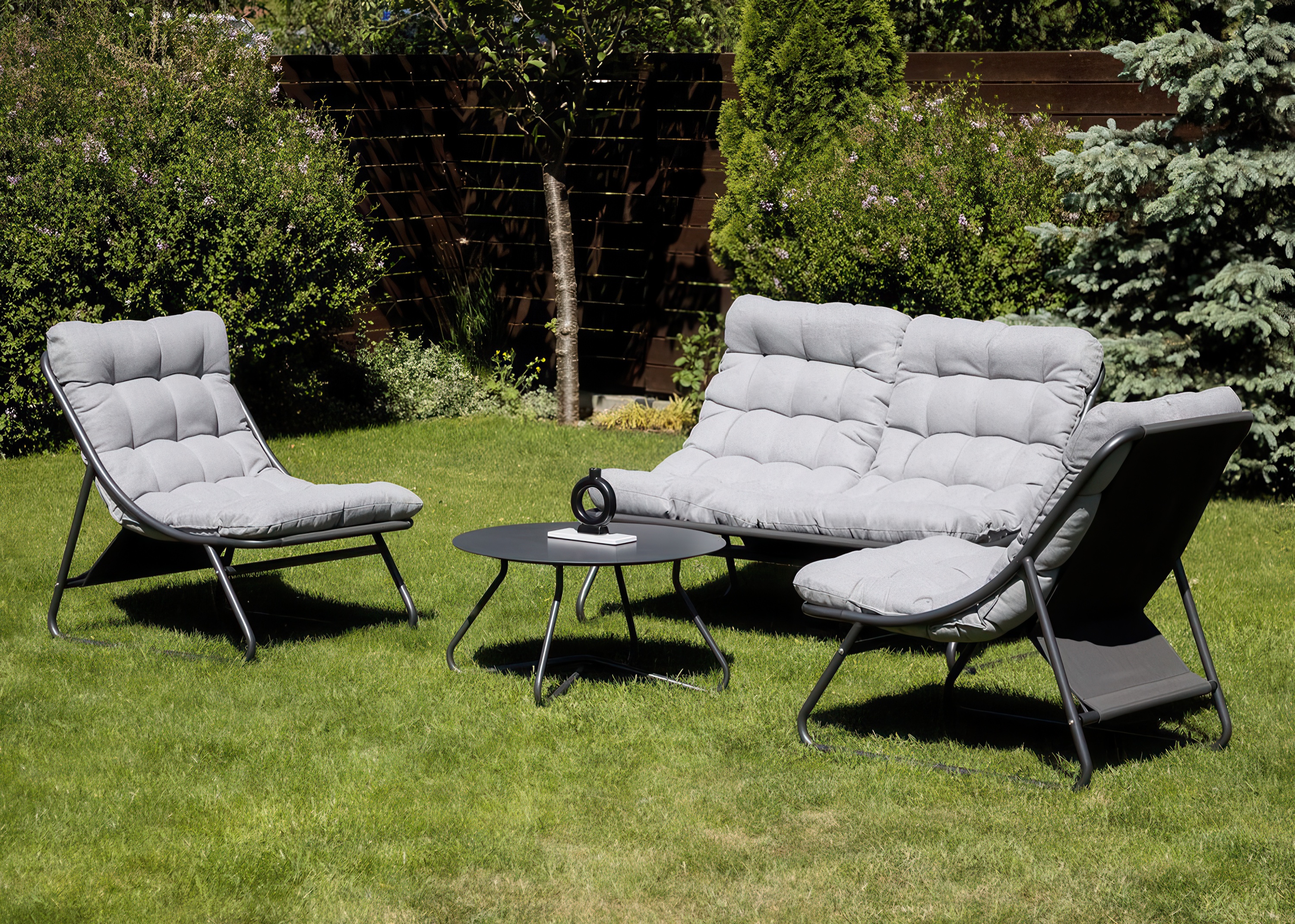 Set de grădină VISTA CAFFE gri deschis - Focus Garden 