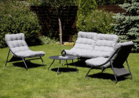 Set de grădină VISTA CAFFE gri deschis - Focus Garden