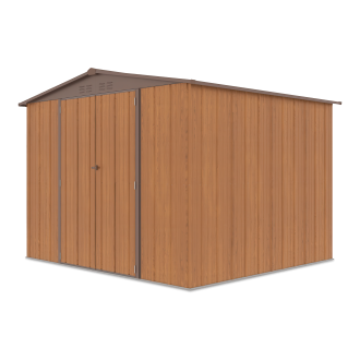 Cameră de scule de grădină cu lumină RICHMOND Oak Brown 294x269cm - HARDMAISTER