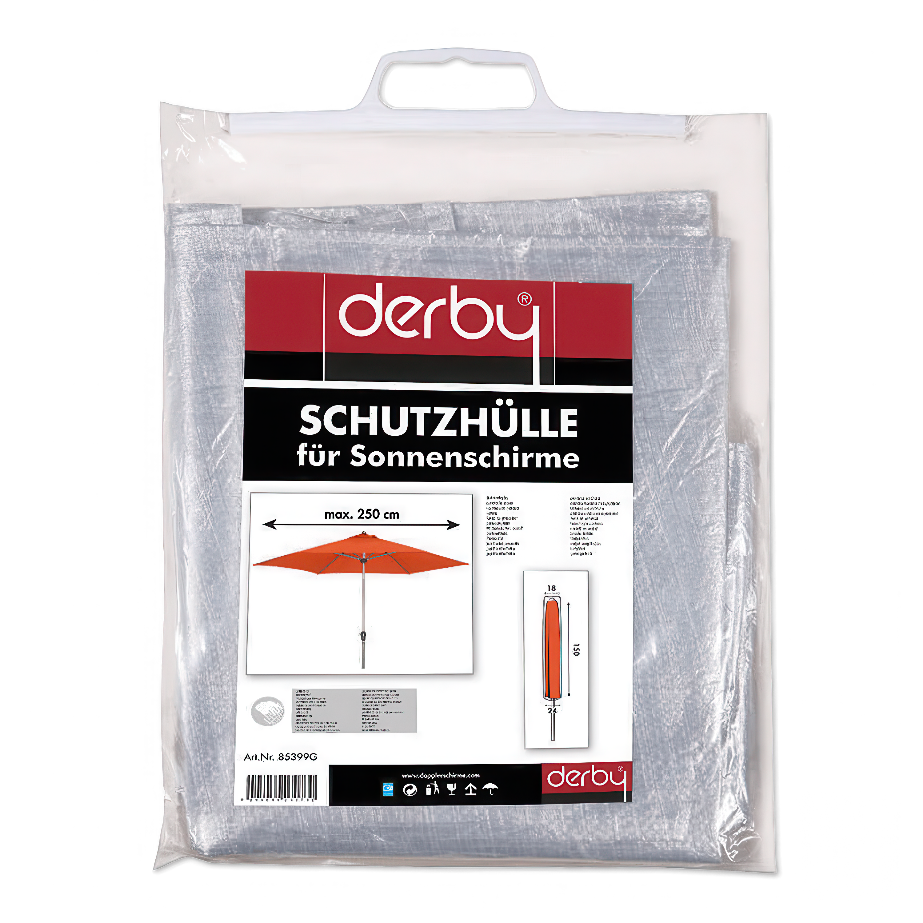 Copertă pentru umbrelă de grădină Doppler de până la 250 cm