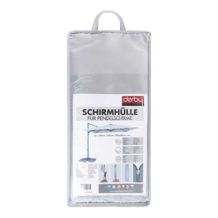 Copertă pentru umbrelă de grădină Doppler cu stâlp lateral de 330 cm