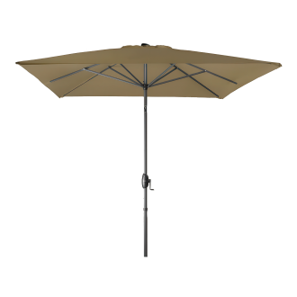 Brązowy parasol na balkon lub do ogrodu Basic Lift od Doppler