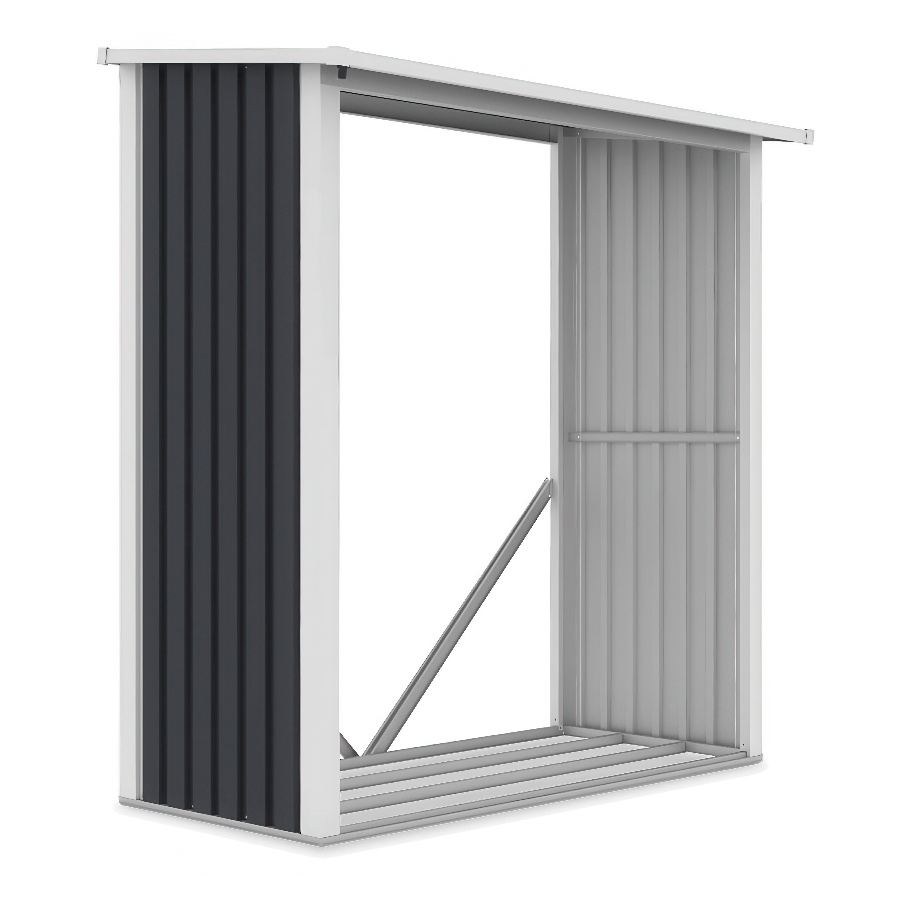 Șopron de grădină DENVER 182x89cm gri rece - Hardmaister