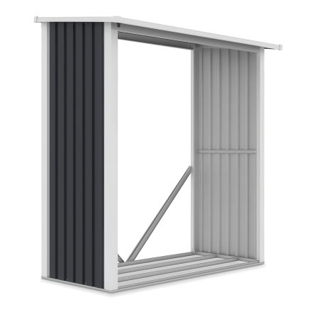 Șopron de grădină DENVER 182x89cm gri rece - Hardmaister