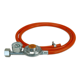 Kit de conectare la gaz pentru grătar cu manometru - BRADAS