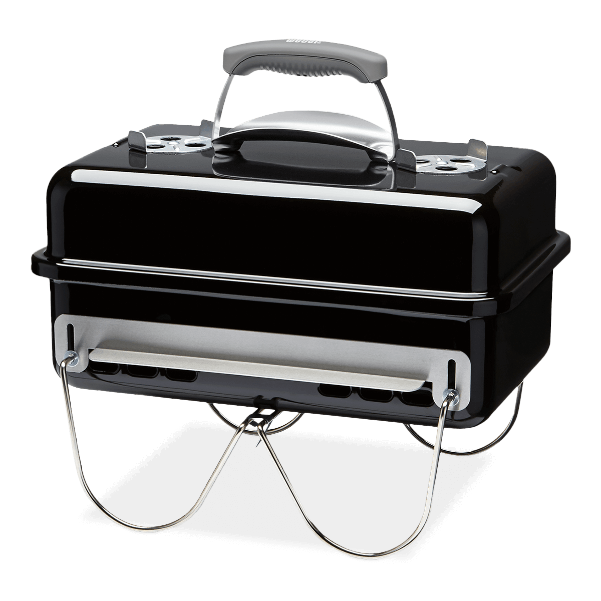 przenośny grill węglowy w kolorze czarnym