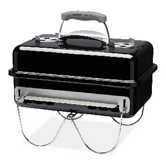 przenośny grill węglowy w kolorze czarnym