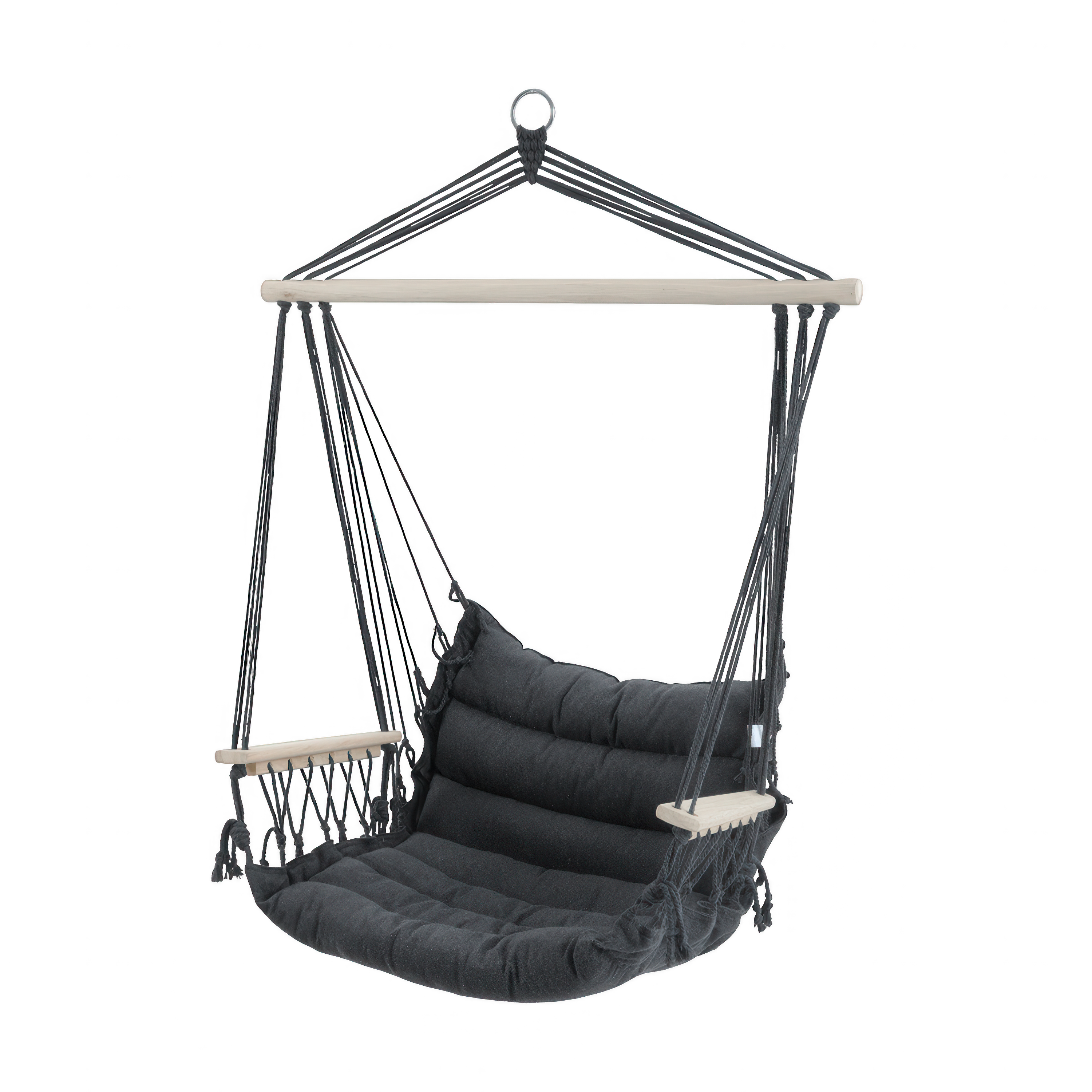 Fotel wiszący ogrodowy BARBADOS Dark Grey - Focus Garden