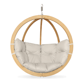 O-ZONE grădină scaun agățat coș Cream