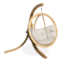 Scaun suspendat pentru grădină O-ZONE Cream