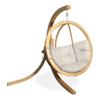 Scaun suspendat pentru grădină O-ZONE Cream