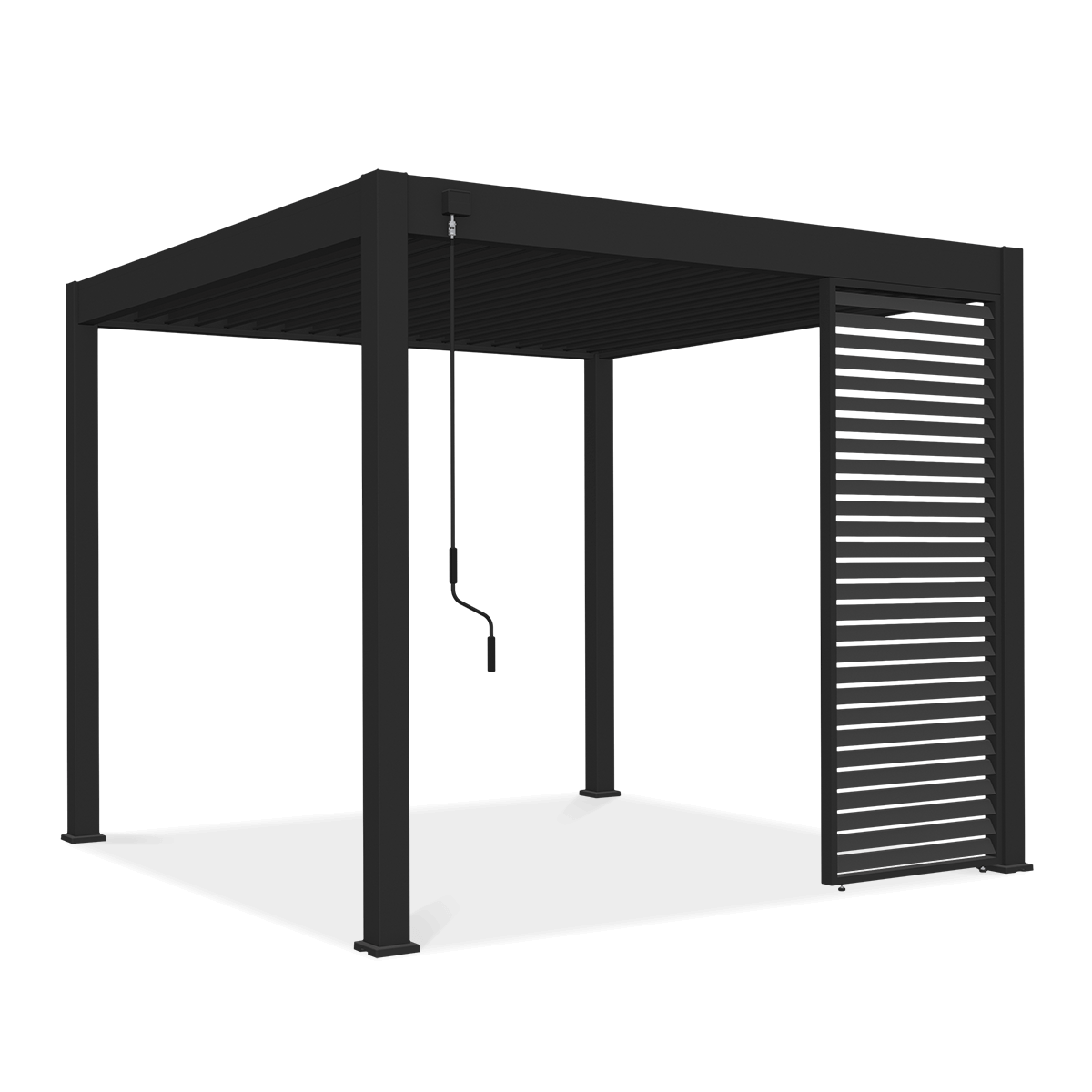 Panel żaluzjowy poziomy do pergoli ELEGANCE/DELUXE/FUSION 1 m Anthracite - Gutroof