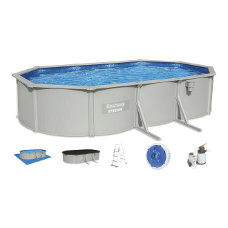 Piscină îngropată Hydrium cu perete din oțel, set 6 x 3,6 x 1,2 m - BESTWAY 56369