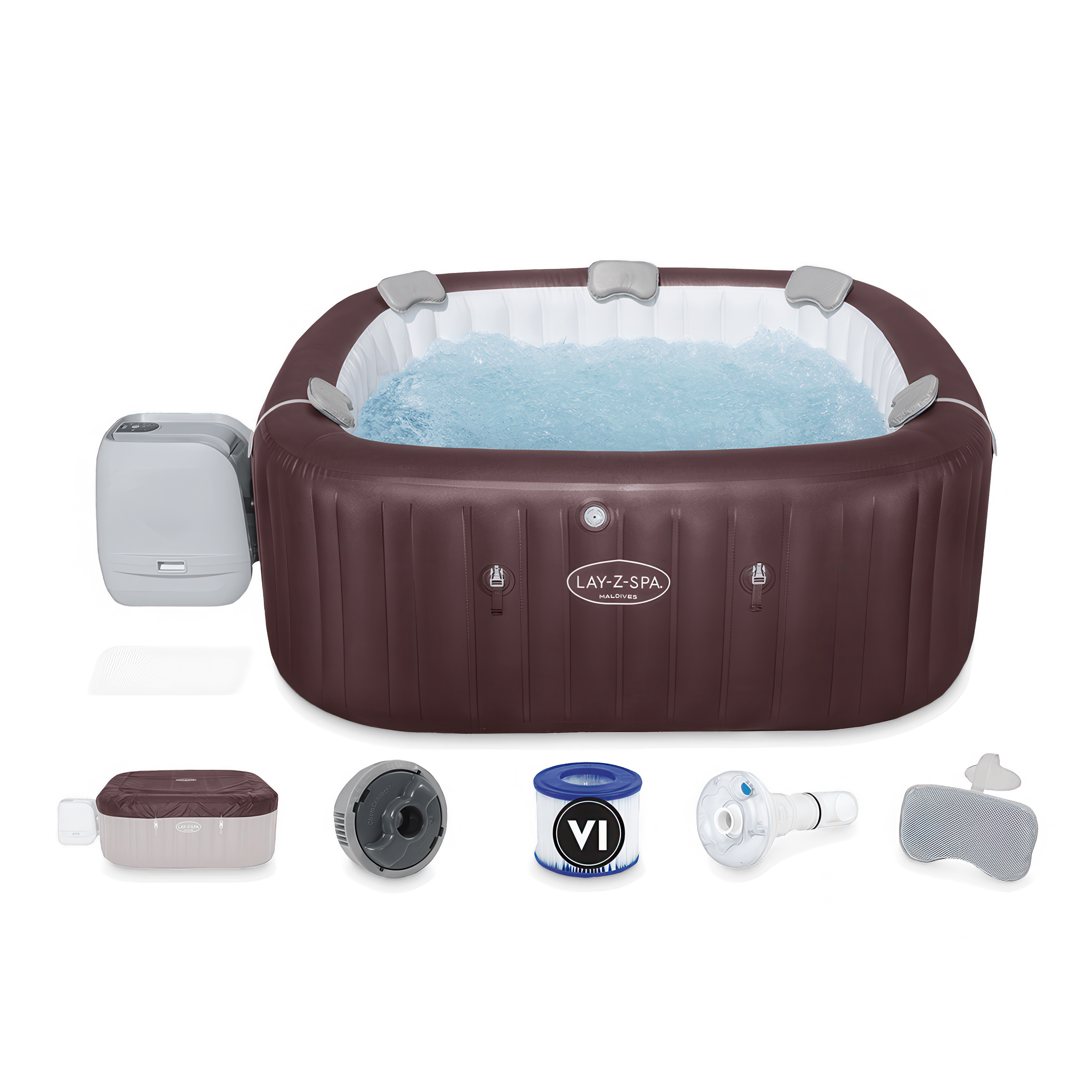 Jacuzzi gonflabil Maldive HydroJet Pro 2 x 2 x 0.8m - BESTWAY 60033