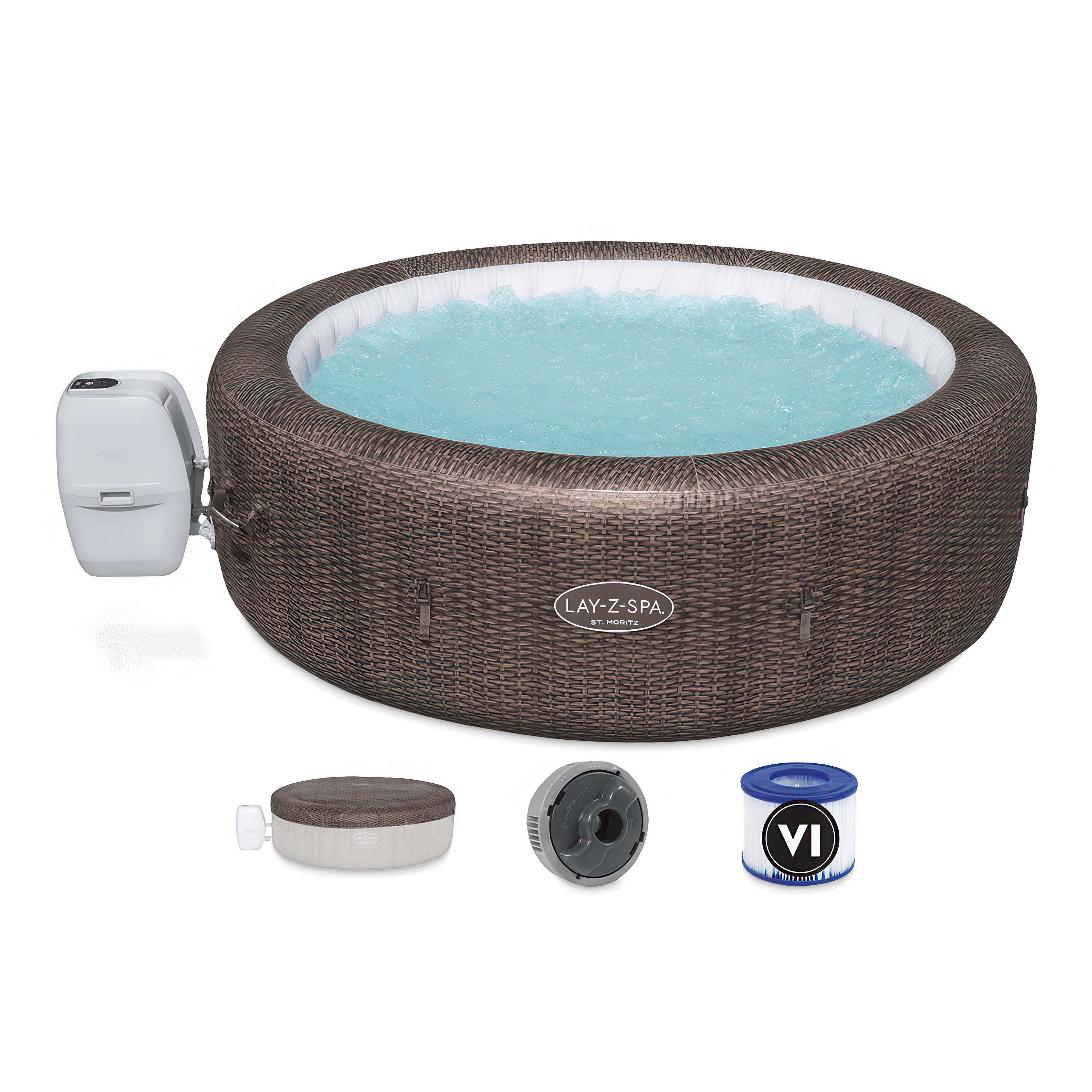 Jacuzzi gonflabil cu App-Control St.Moritz AirJet 2.16 x 0.71m - BESTWAY 60023