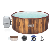 Jacuzzi gonflabil cu controler Helsinki AirJet app 1.8 x 0.66m - BESTWAY 60025