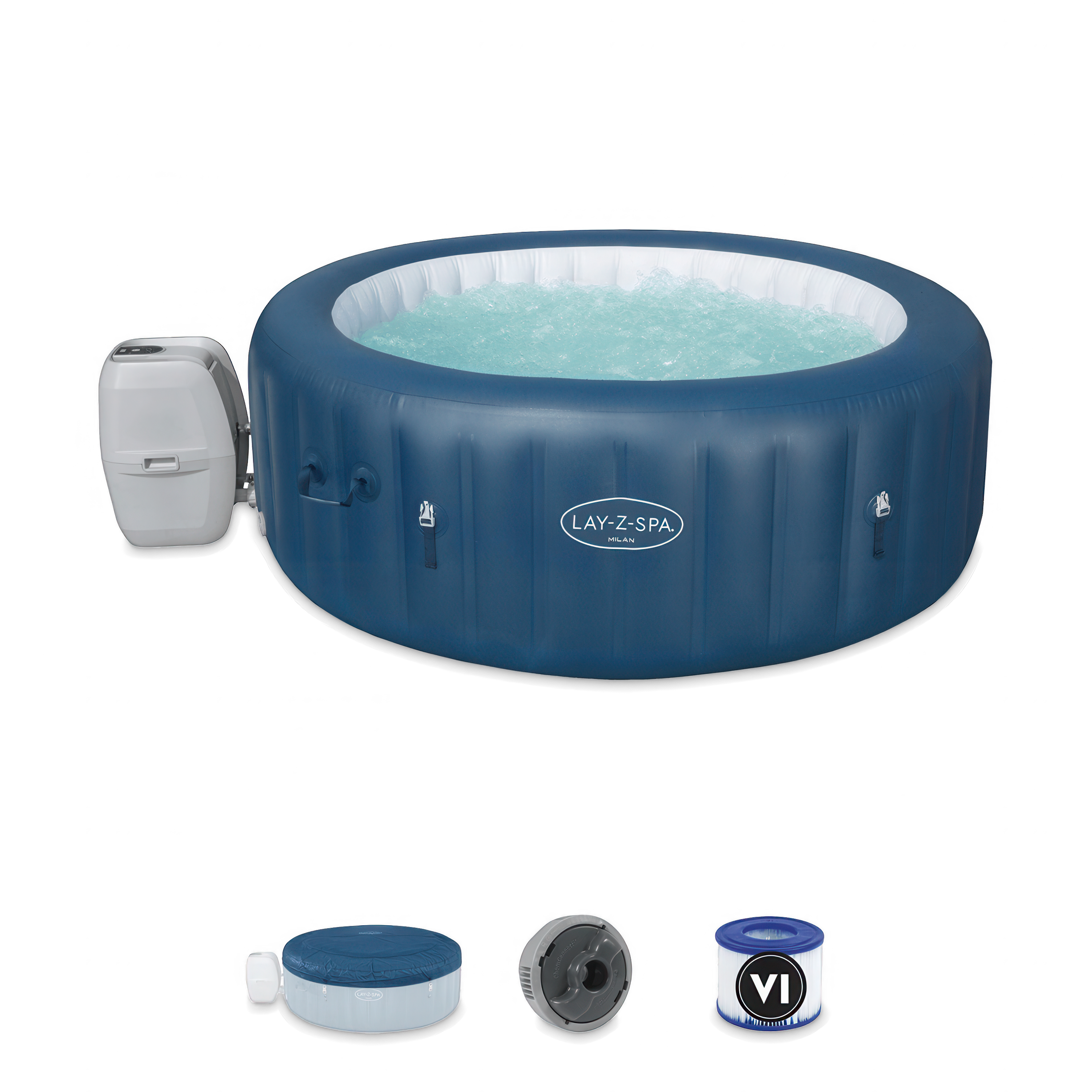 Dmuchana wanna z hydromasażem MILAN Smart Airjet - Bestway 60029